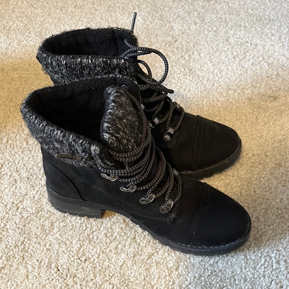 Woman’s combat boots